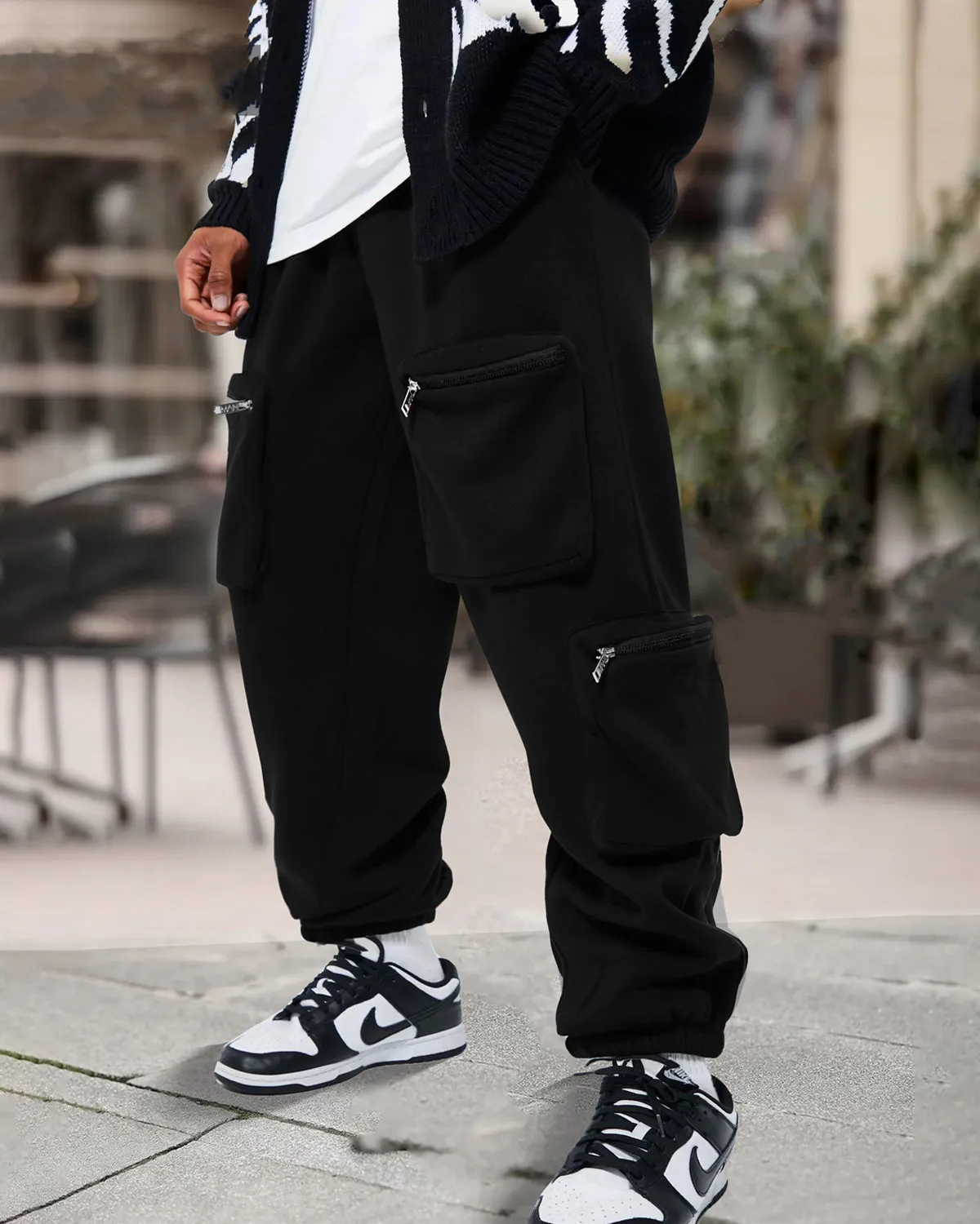 (6 Variants) Baggy Style Oversized Fit Cargo Joggers For Men