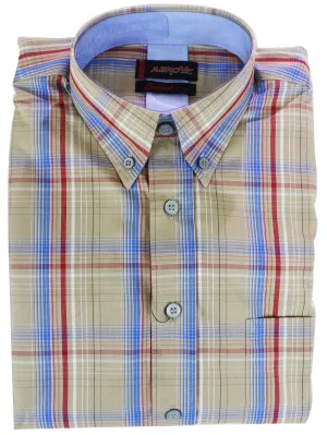 AERO Khaki Check LS Shirt