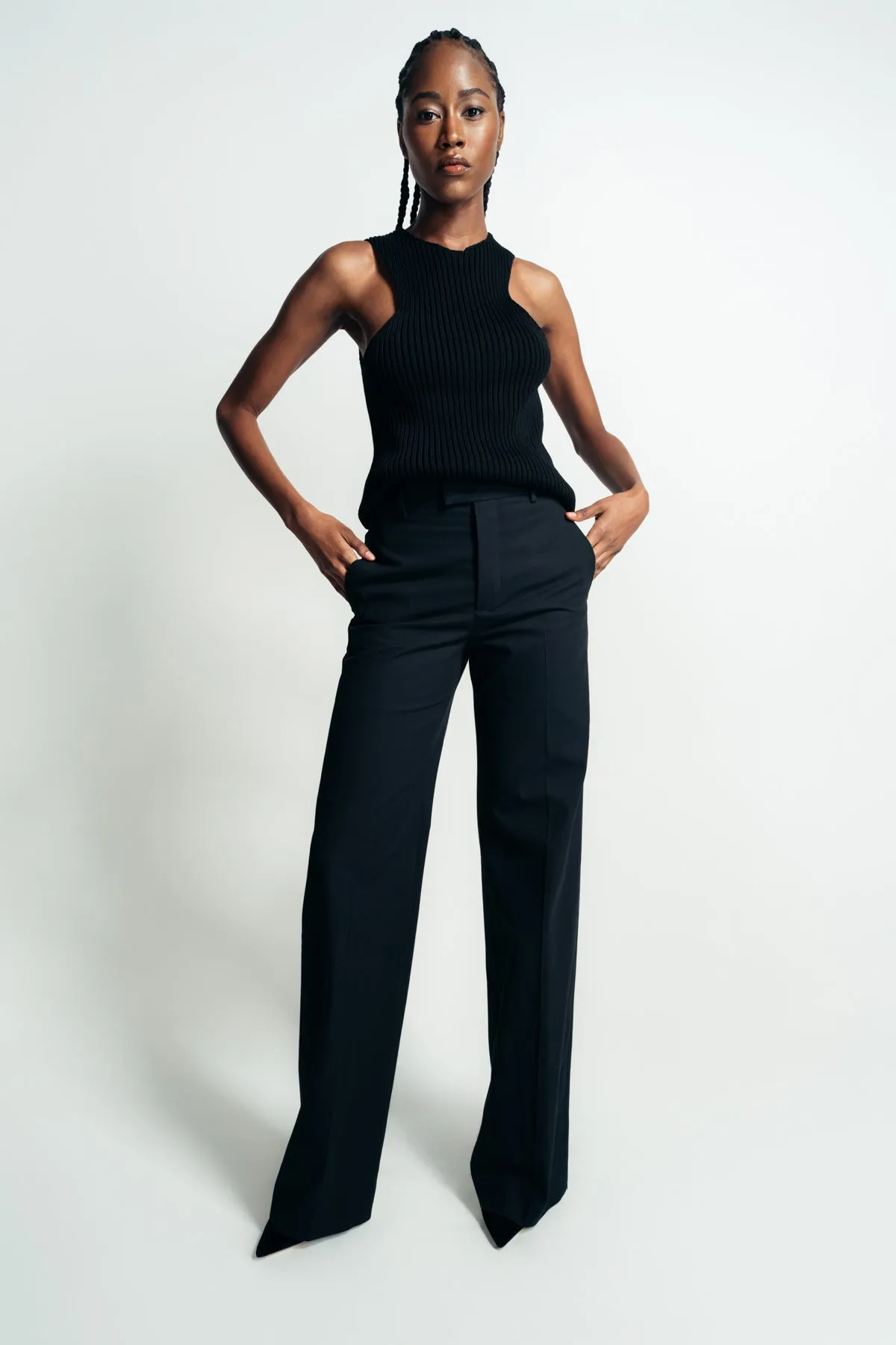 ANN DEMEULEMEESTER | MAAIKE FLARED COMFORT TROUSERS