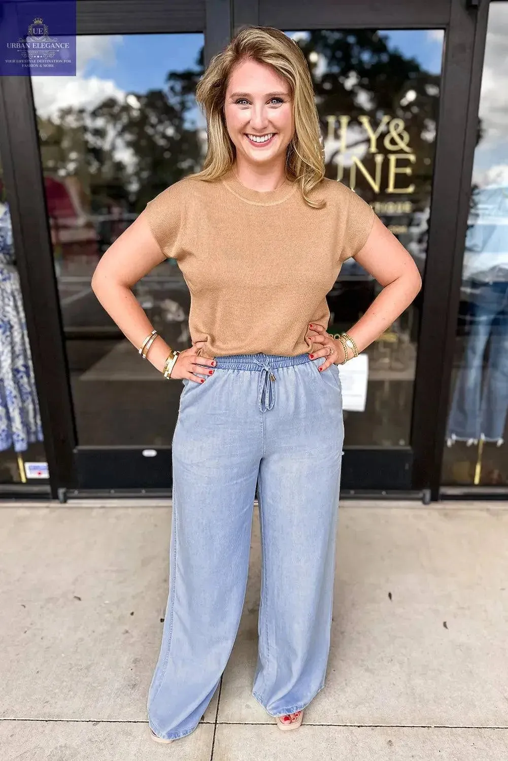 Beau Light Wash High Waist Jeans