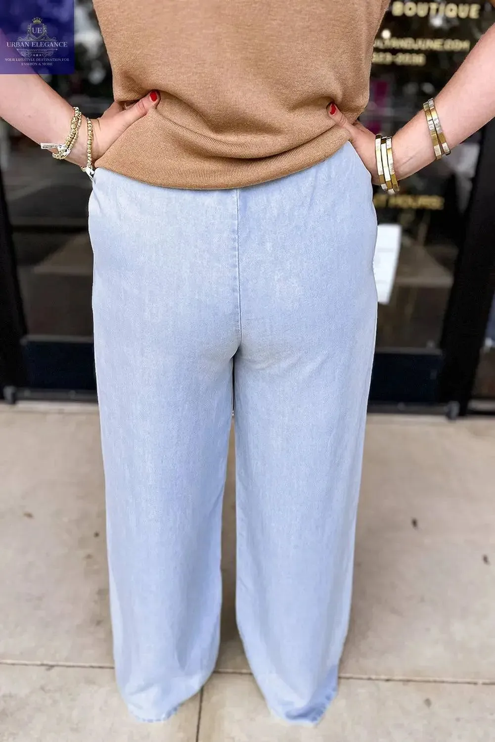 Beau Light Wash High Waist Jeans