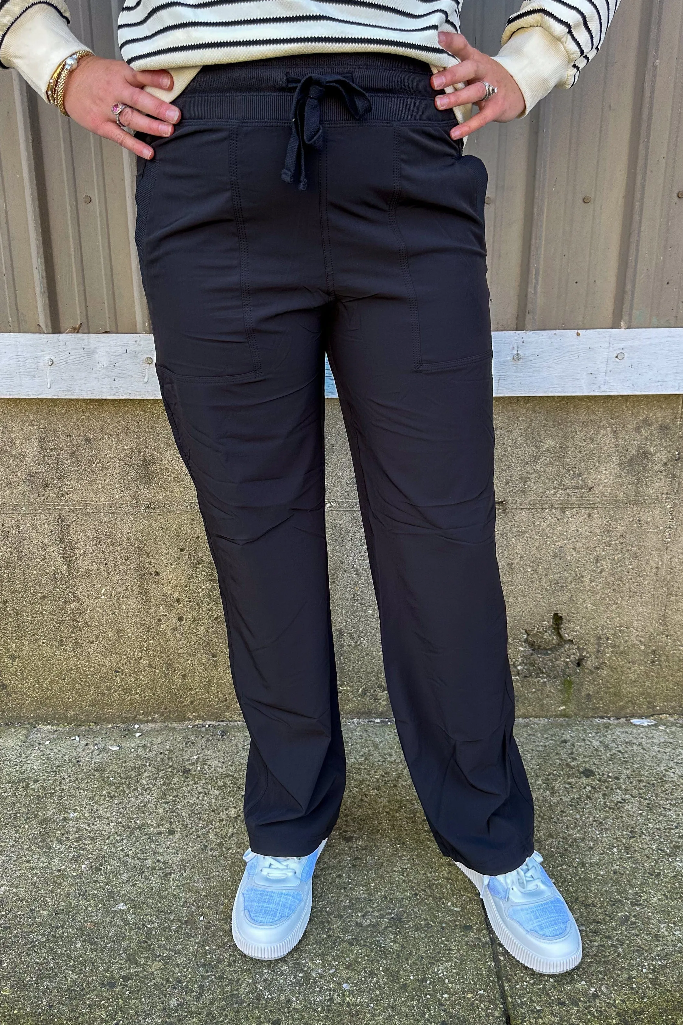 Black Dance Studio Woven Pant