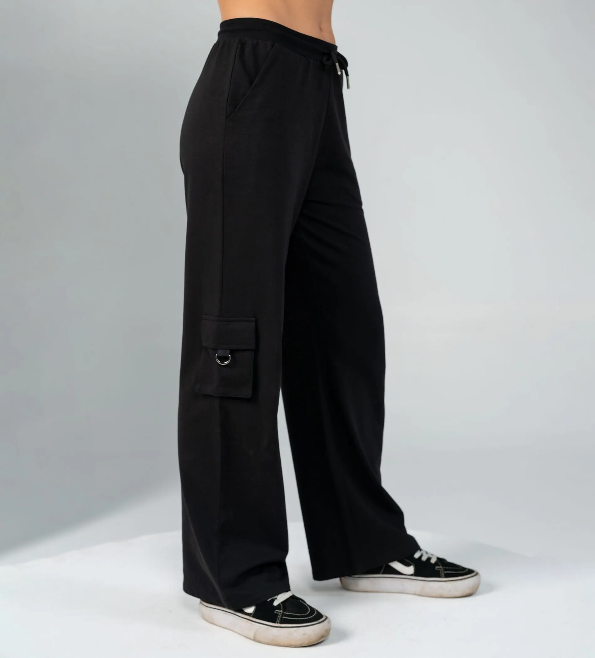 Black Essential Gear Cargo Pants