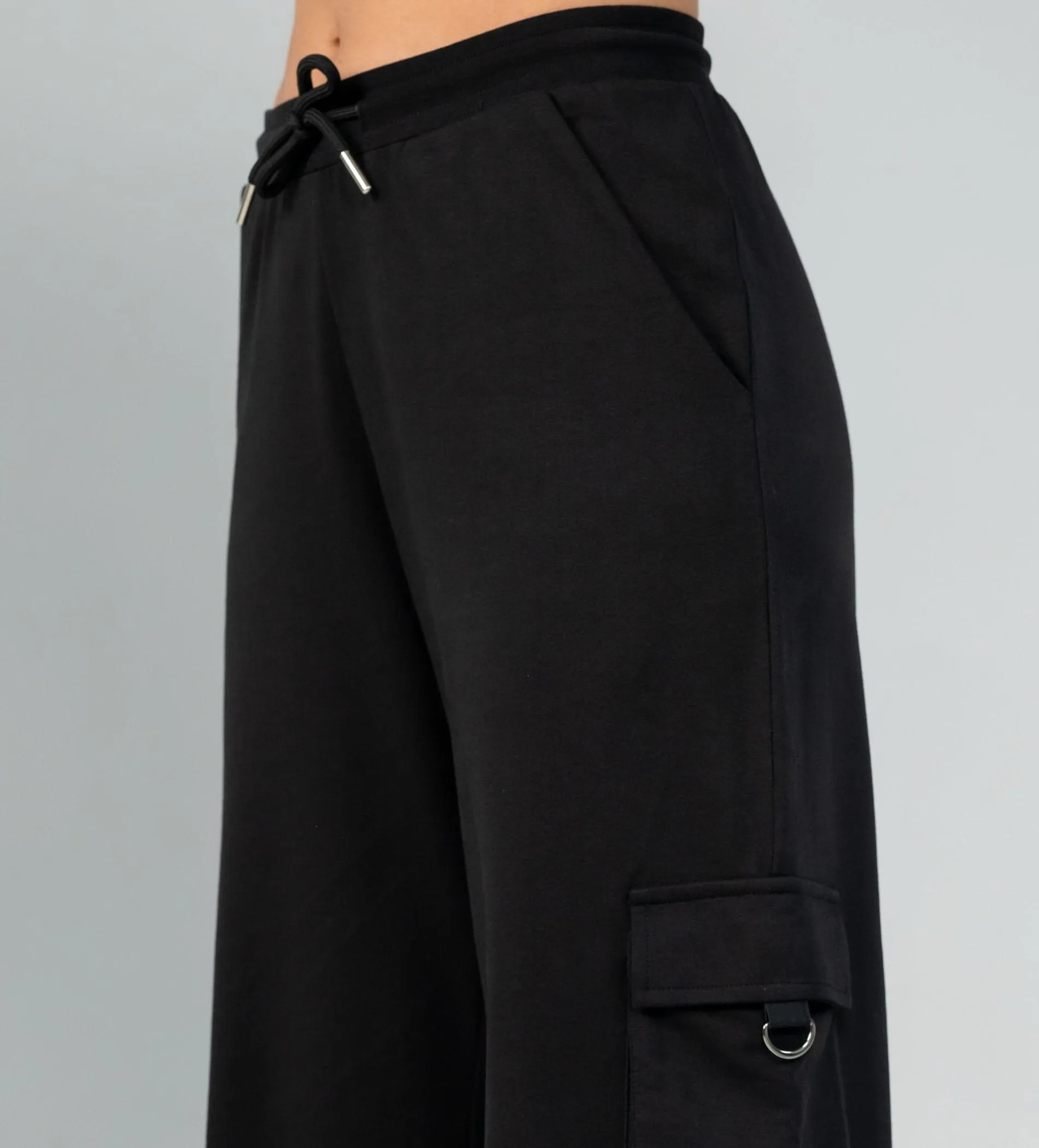 Black Essential Gear Cargo Pants