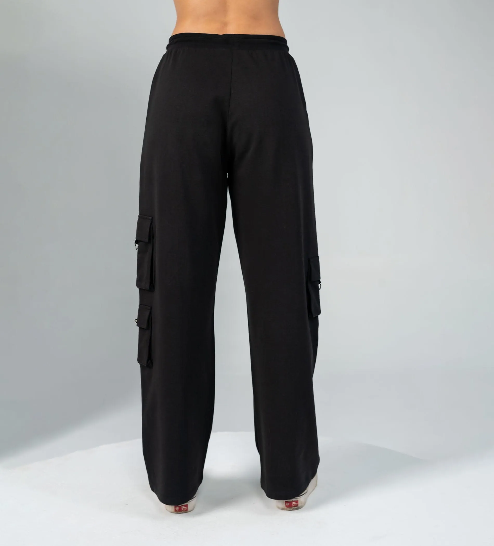 Black Essential Gear Cargo Pants