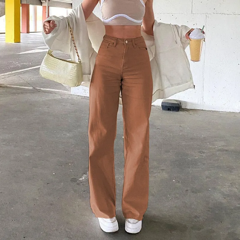 'Blessed With' Mom Fit Jeans