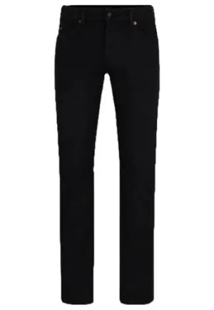 BOSS Delaware Slim Fit Stretch Jeans Black Night