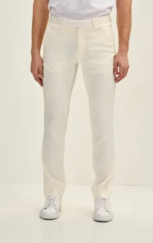 Classic Tuxedo Pants - Off White