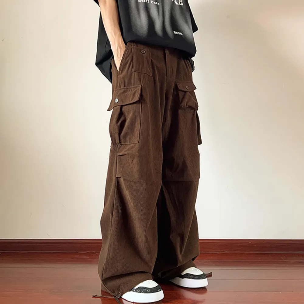 Corduroy Side Pocket Cargo Pants