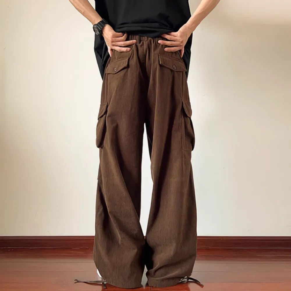 Corduroy Side Pocket Cargo Pants