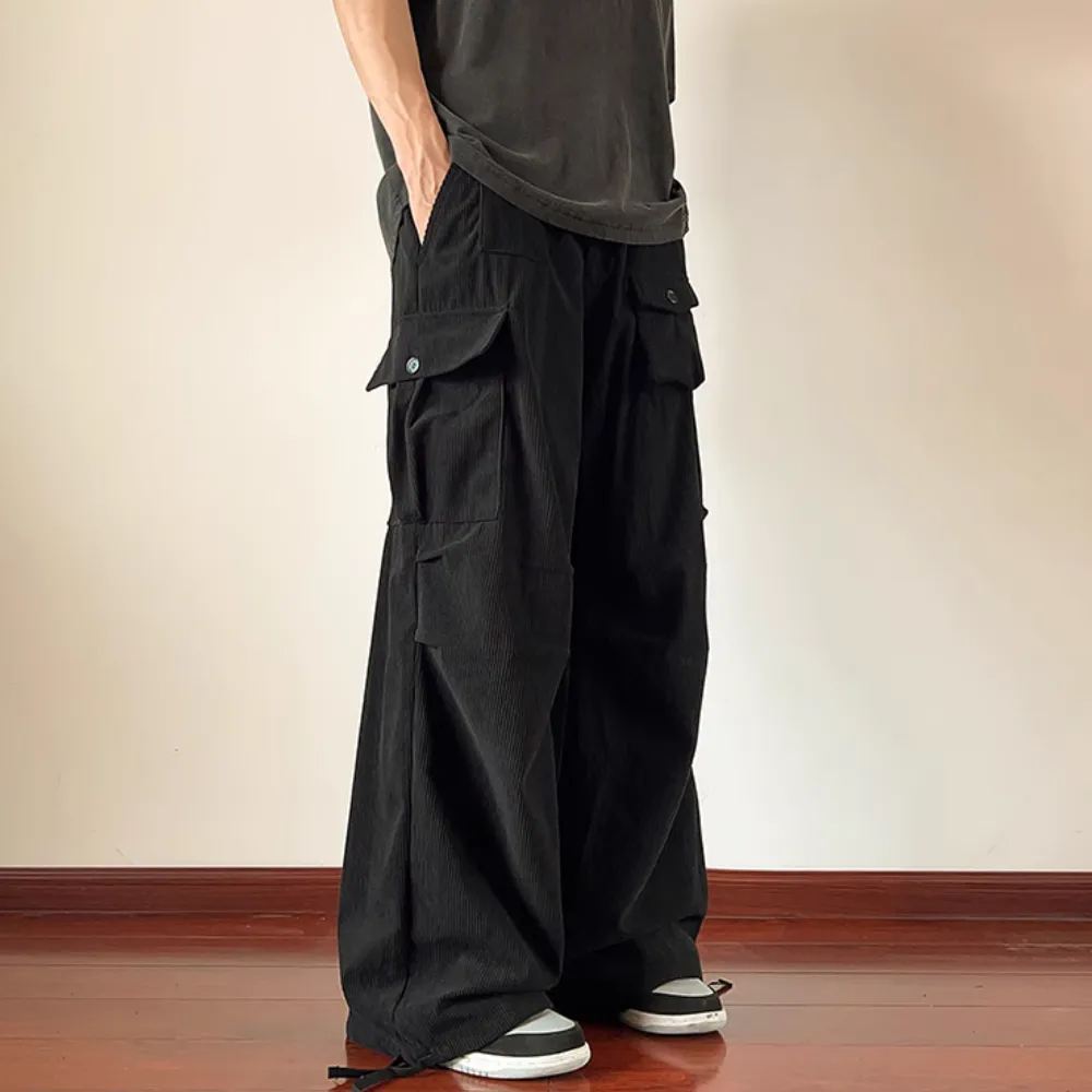 Corduroy Side Pocket Cargo Pants