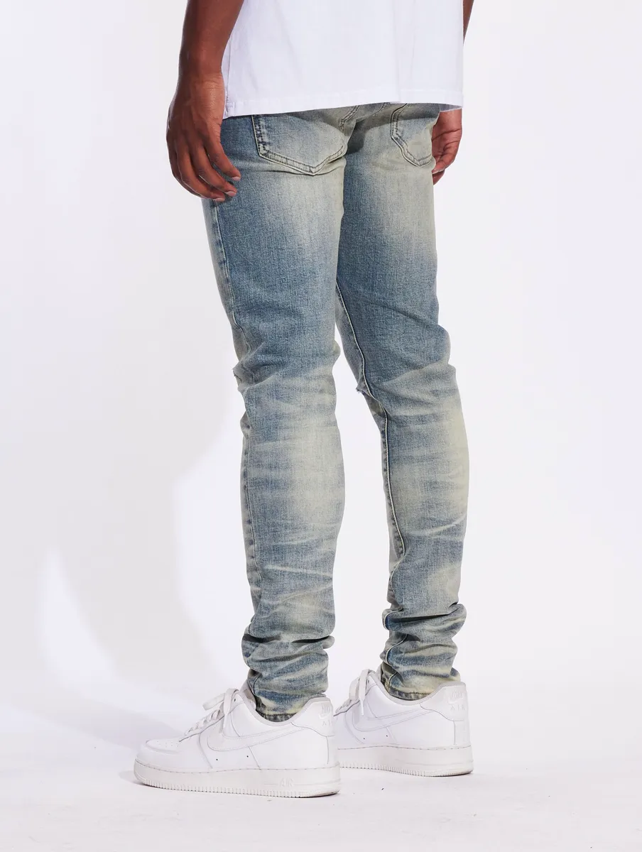 Crysp Denim Atlantic Ocean Wash Denim Jeans (CRYF24-109)