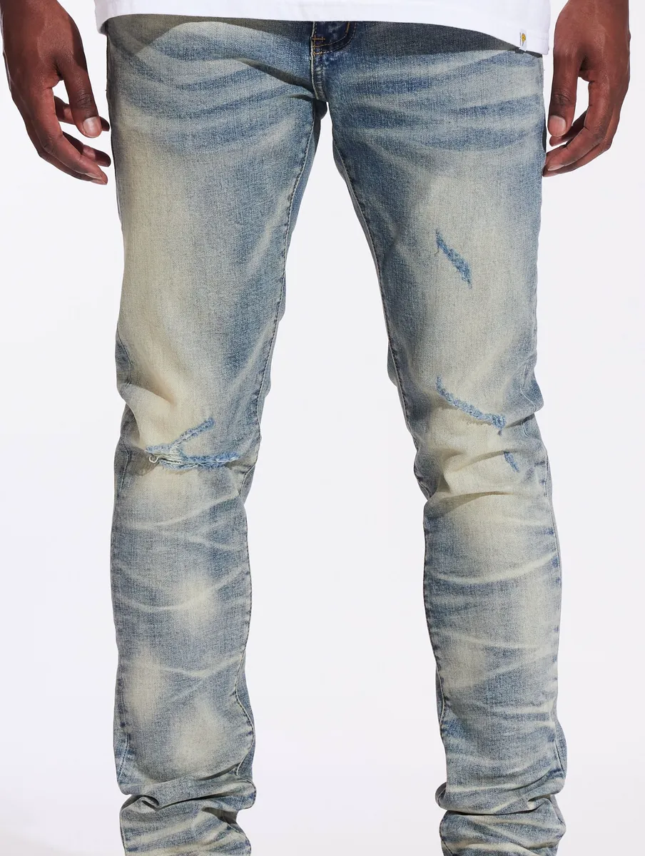 Crysp Denim Atlantic Ocean Wash Denim Jeans (CRYF24-109)