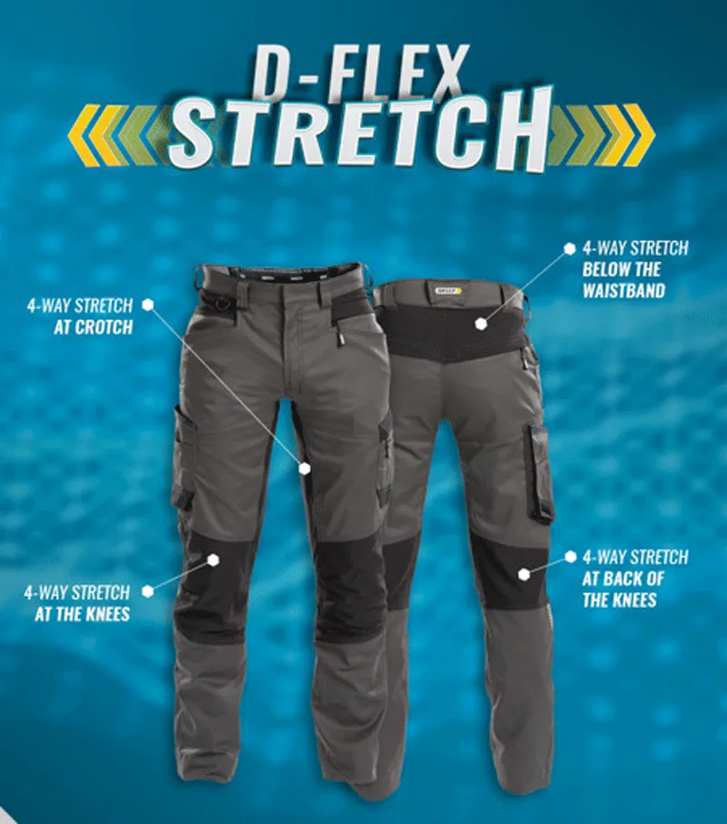 DASSY Helix 200973 Stretch Work Trousers Azure Blue