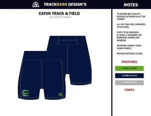 Eaton-- Womens Short Running Tight
