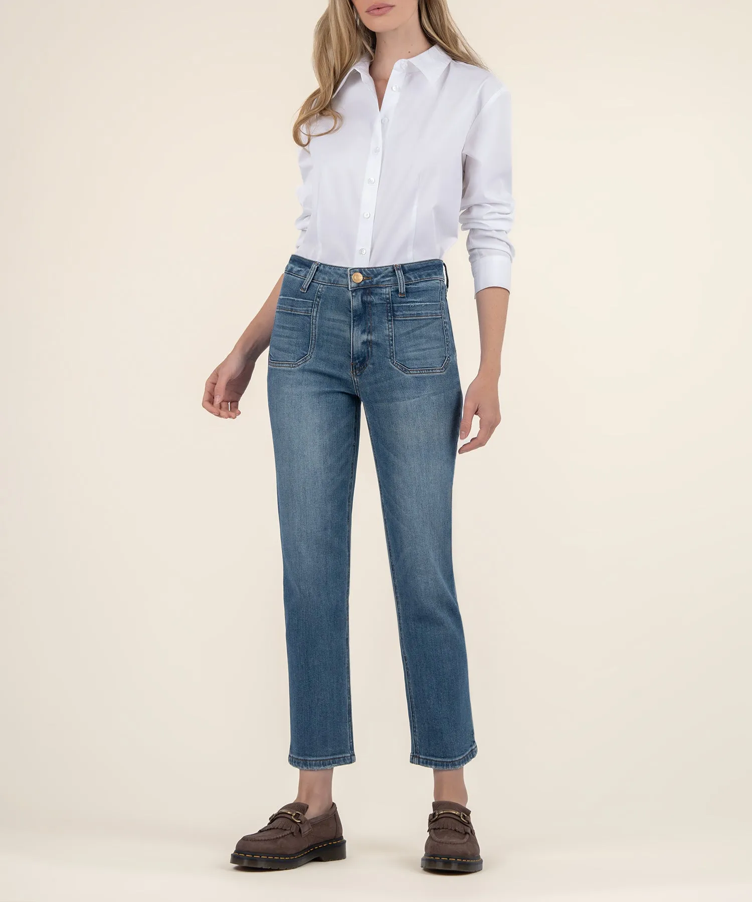 Elizabeth High Rise Straight Leg - Petite
