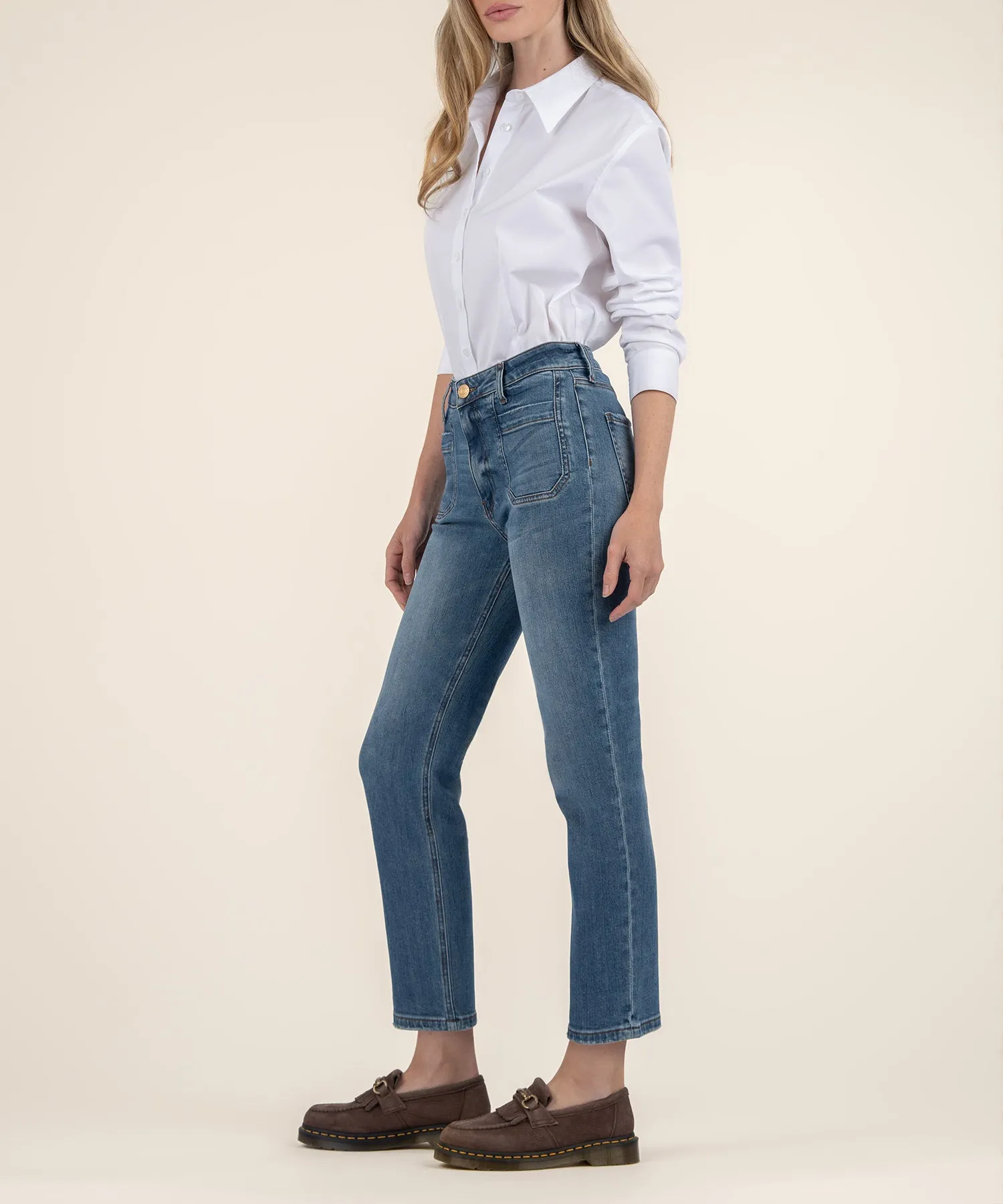 Elizabeth High Rise Straight Leg - Petite