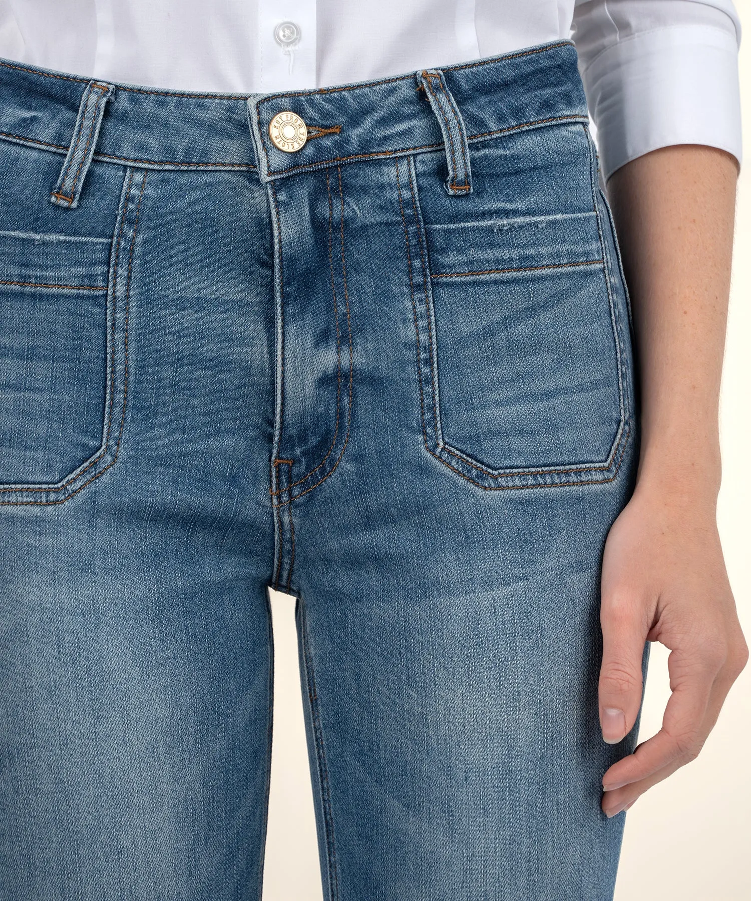 Elizabeth High Rise Straight Leg - Petite