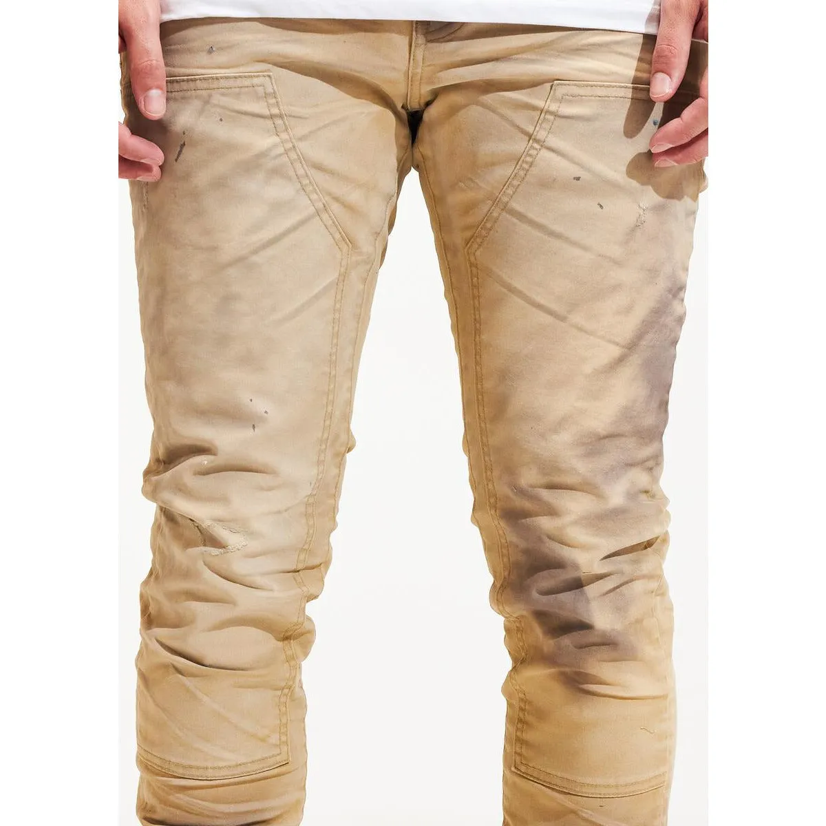 Embellish Hart Khaki Denim Jeans (EMBSP122-119)