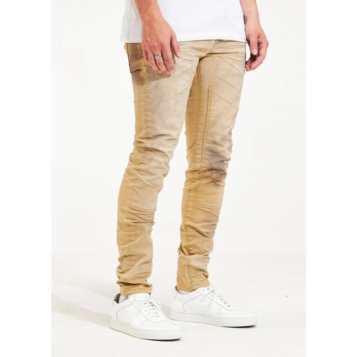 Embellish Hart Khaki Denim Jeans (EMBSP122-119)