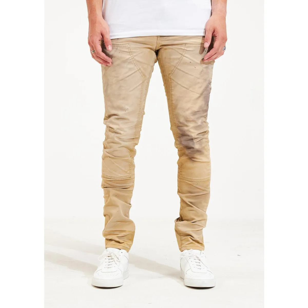Embellish Hart Khaki Denim Jeans (EMBSP122-119)