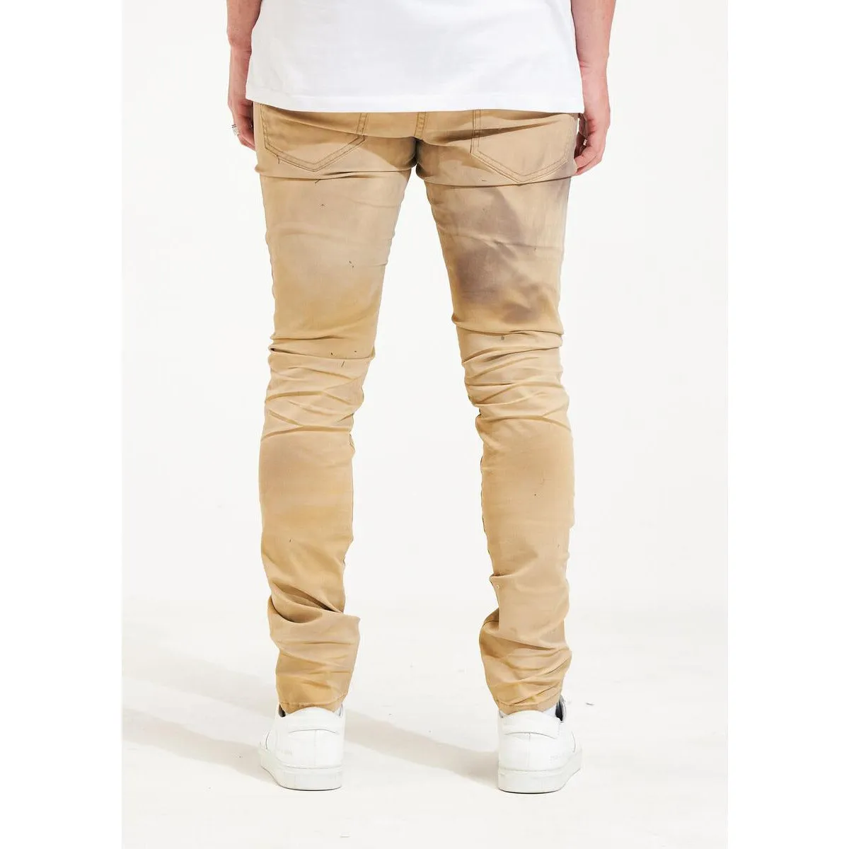 Embellish Hart Khaki Denim Jeans (EMBSP122-119)