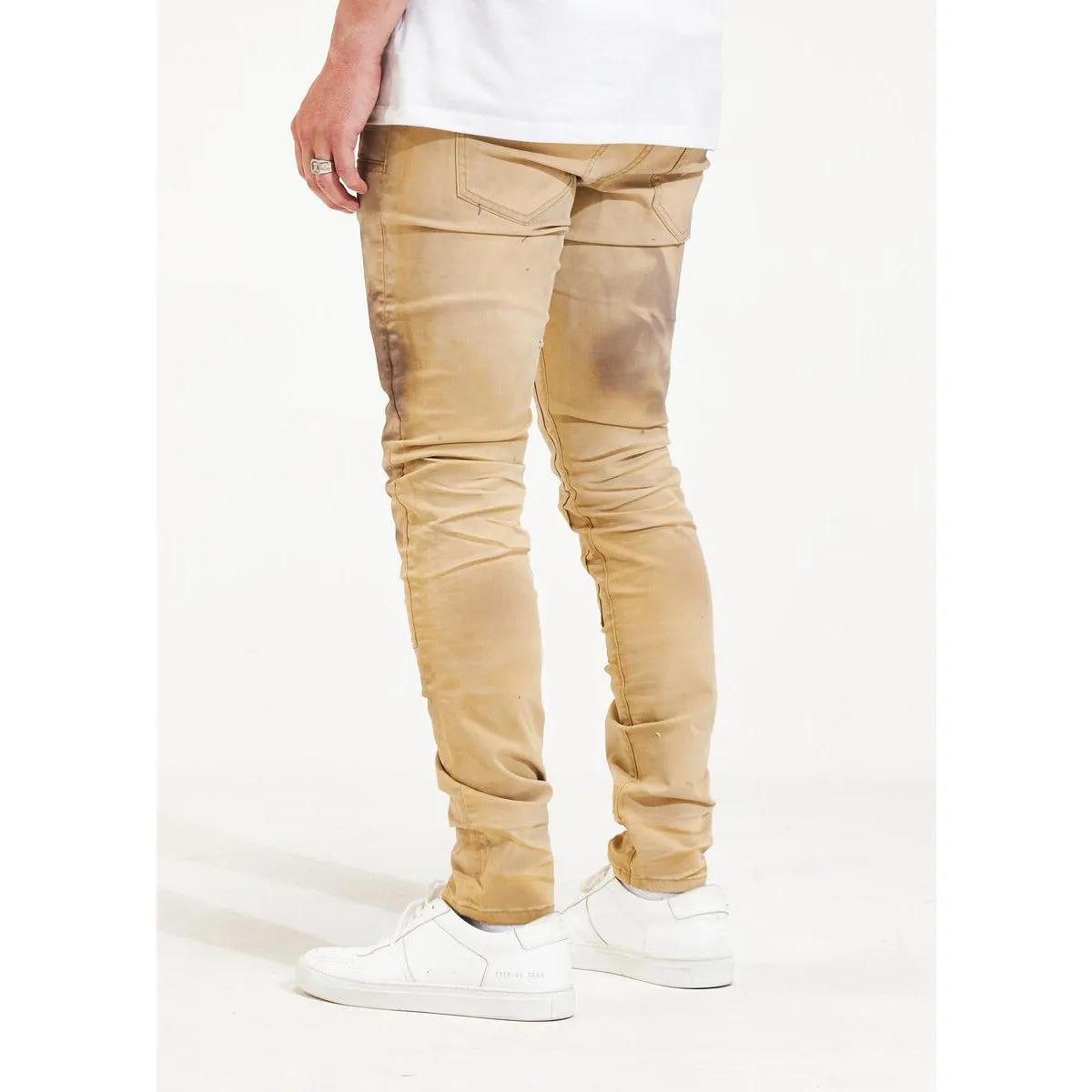 Embellish Hart Khaki Denim Jeans (EMBSP122-119)