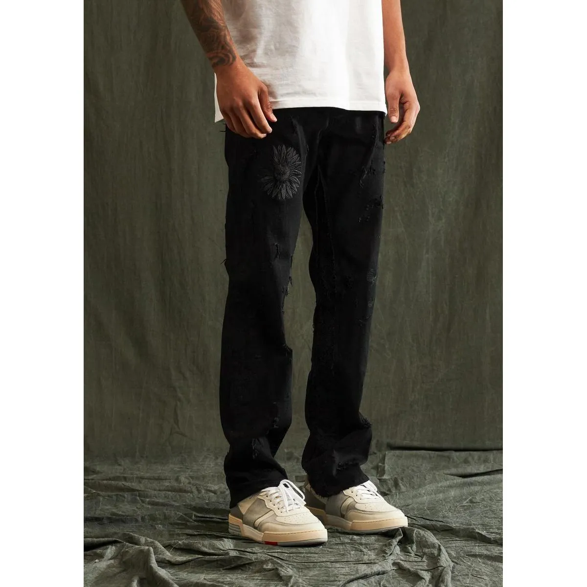 Embellish Urie Black Denim Jeans (EMBFALL123-046)