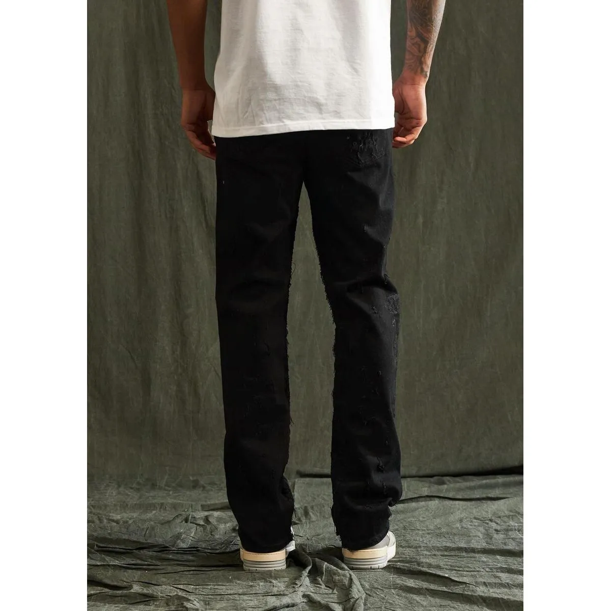 Embellish Urie Black Denim Jeans (EMBFALL123-046)