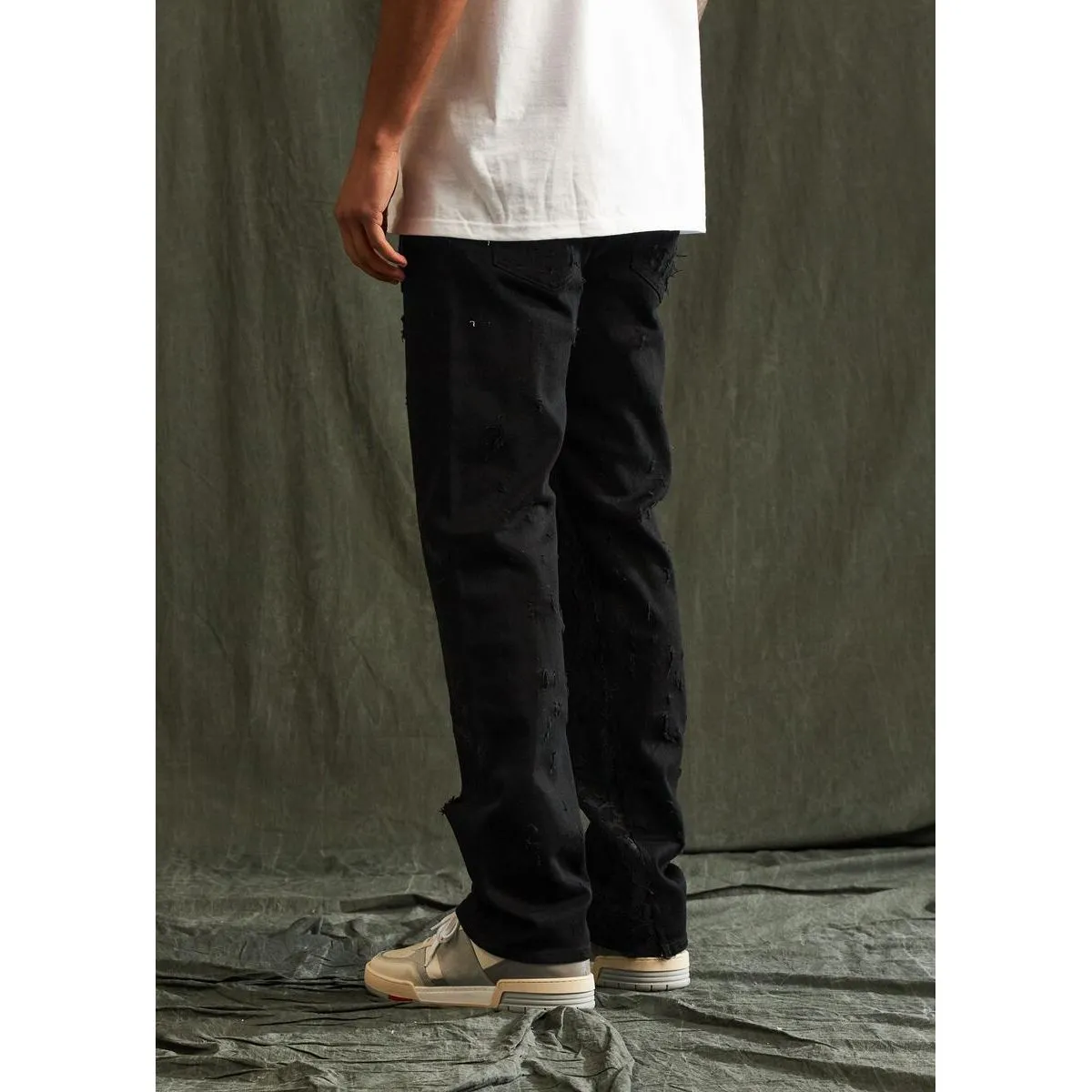 Embellish Urie Black Denim Jeans (EMBFALL123-046)