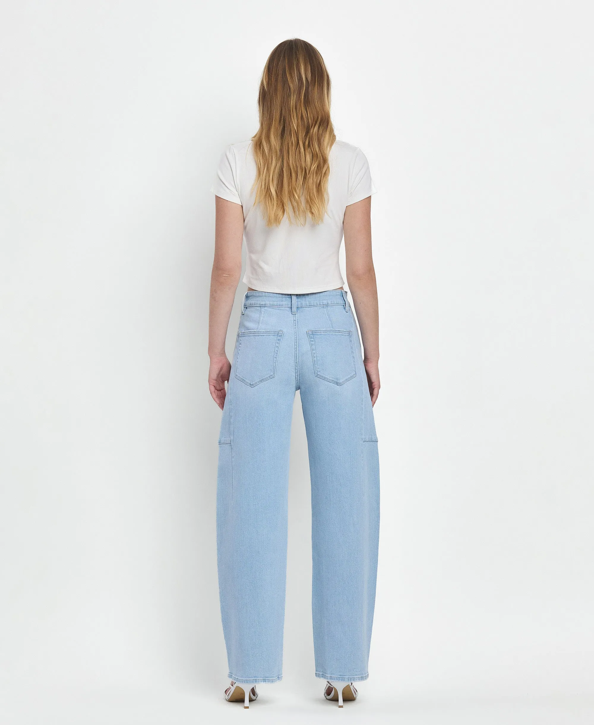 Exhibition - Super High Rise Long Barrel Leg Jeans