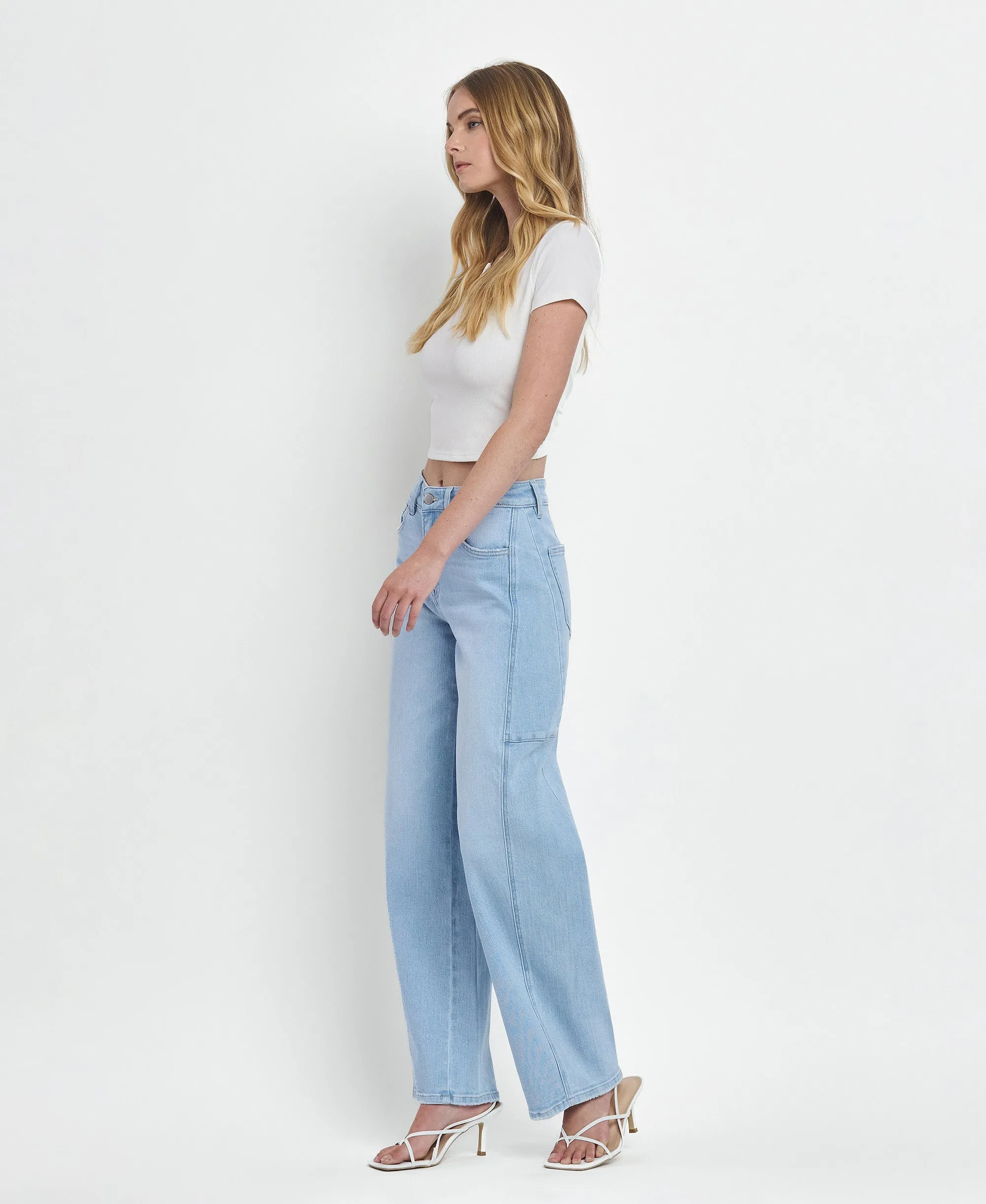 Exhibition - Super High Rise Long Barrel Leg Jeans