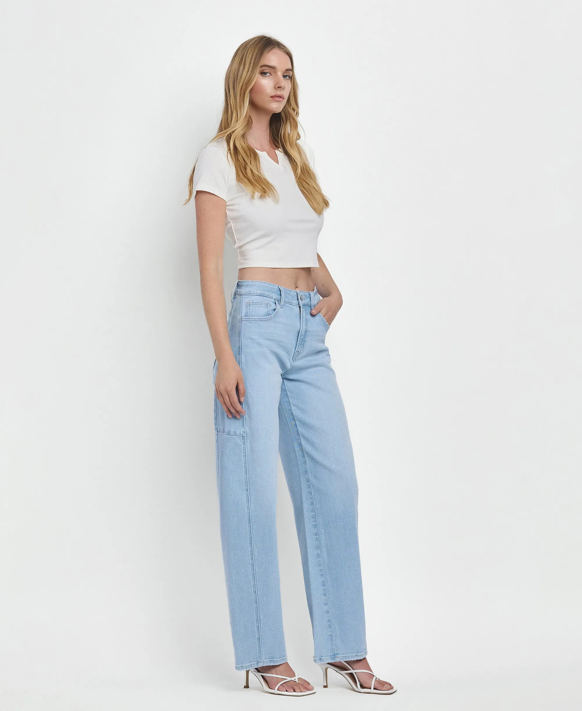 Exhibition - Super High Rise Long Barrel Leg Jeans