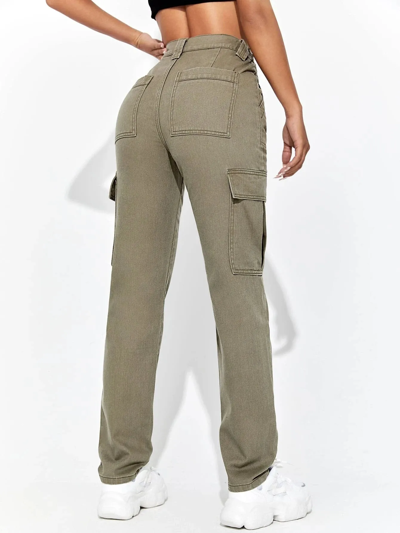 Flap Pocket Regular Fit Cargo Jean