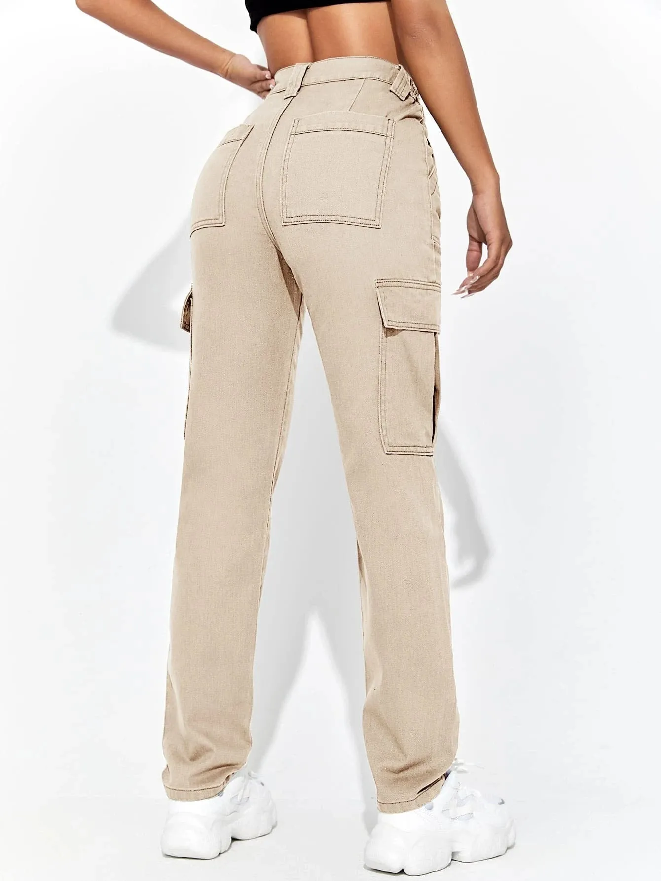 Flap Pocket Regular Fit Cargo Jean