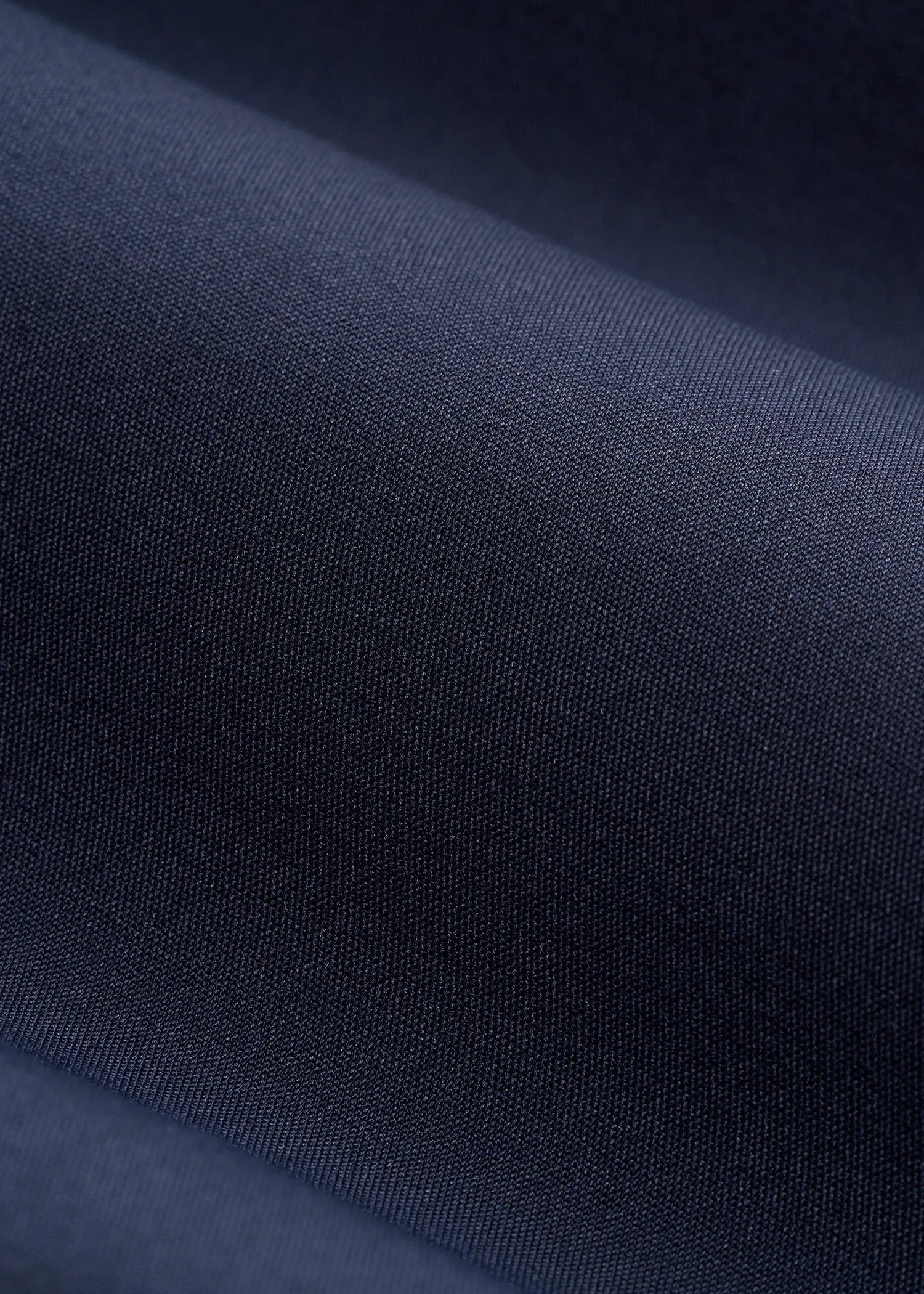 Flat Front Tapered Dress Pants for Tall Women in True Navy
