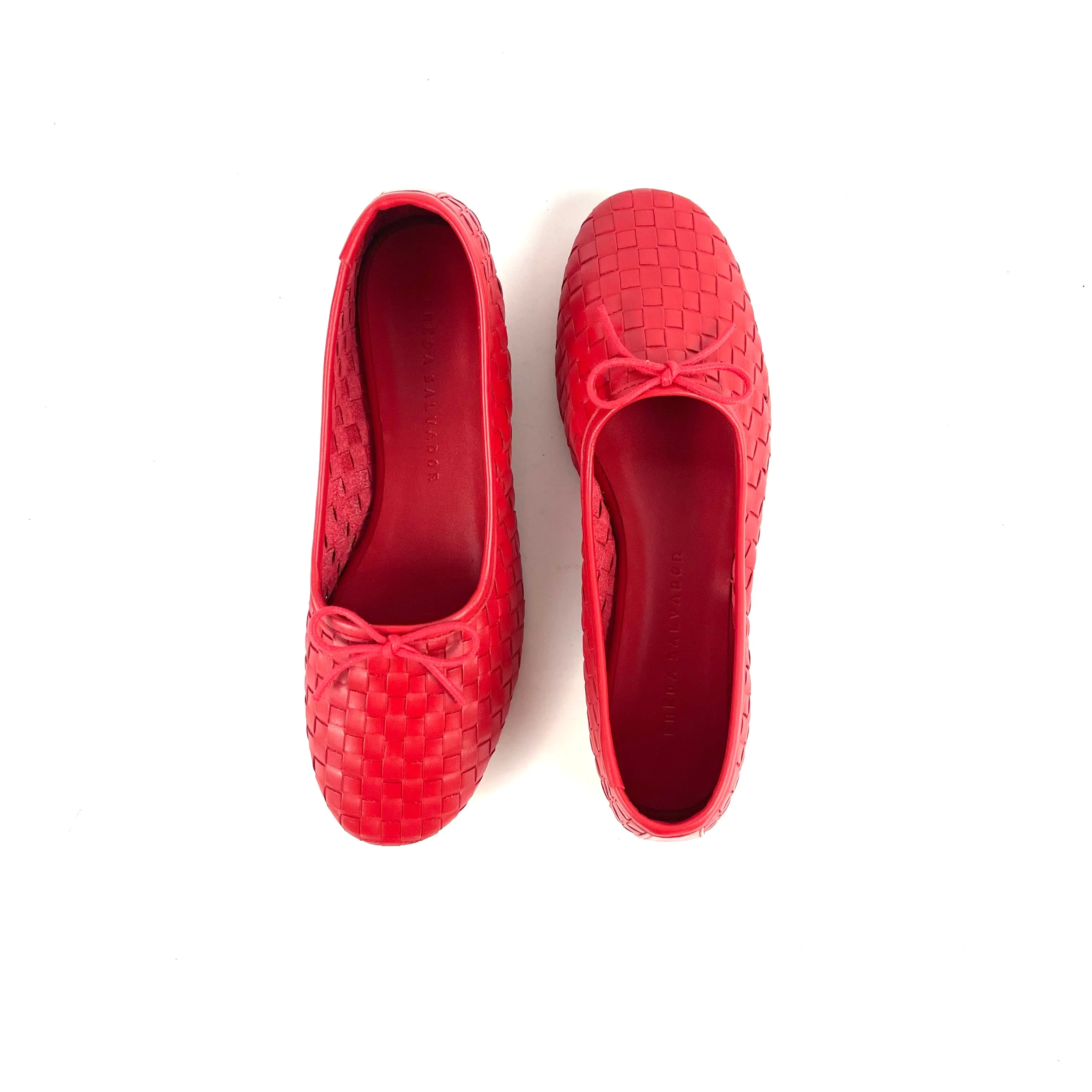 Freda Salvador - Roma Round Toe Ballet Flat (Red)