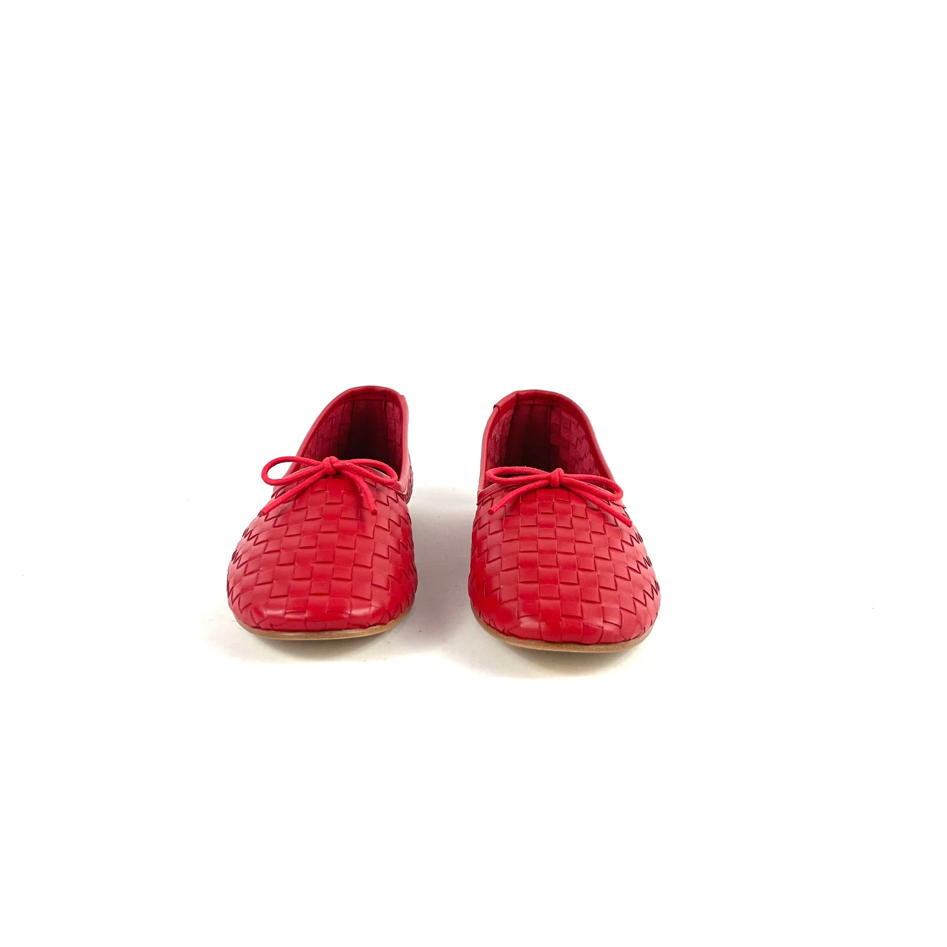 Freda Salvador - Roma Round Toe Ballet Flat (Red)