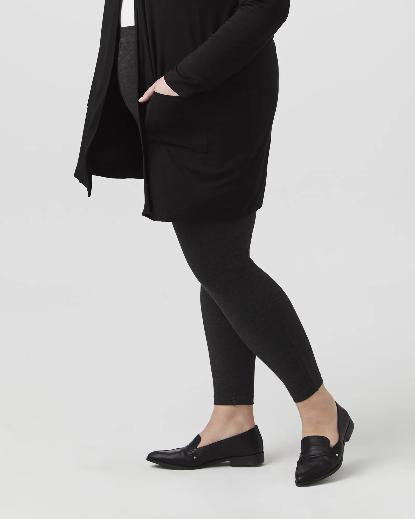 Jenny Pull-On Pant | Charcoal Grey