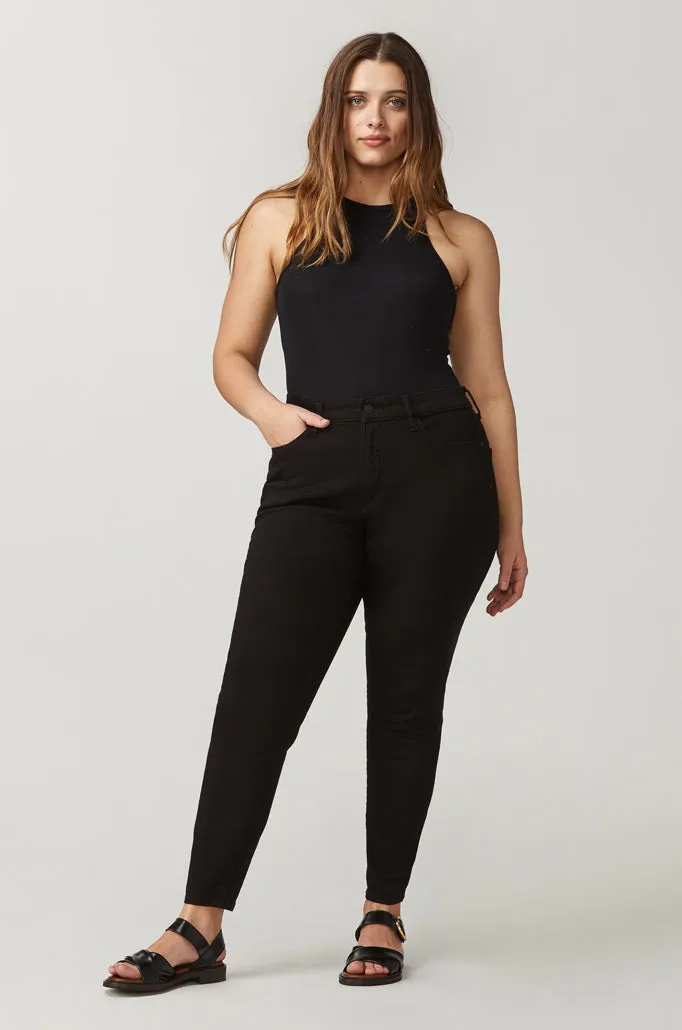 JFK PLUS - SKINNY JEANS | JET BLACK