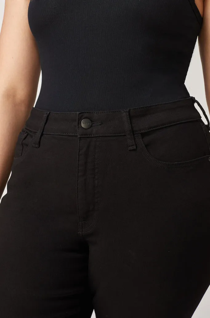 JFK PLUS - SKINNY JEANS | JET BLACK