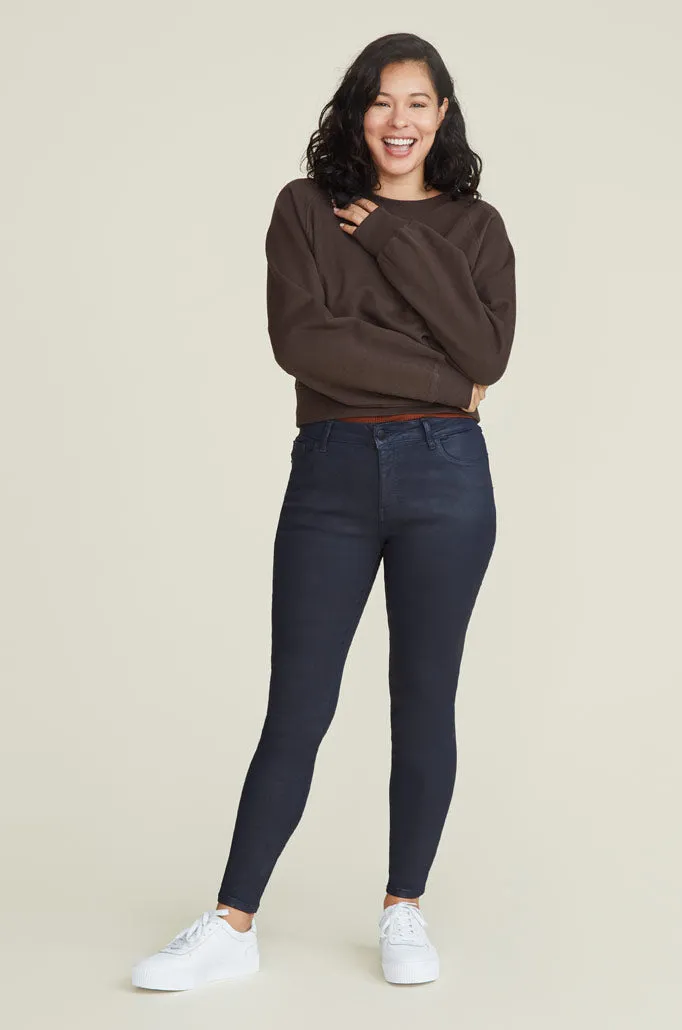 JFK - SKINNY | DARK NAVY WAX COATED