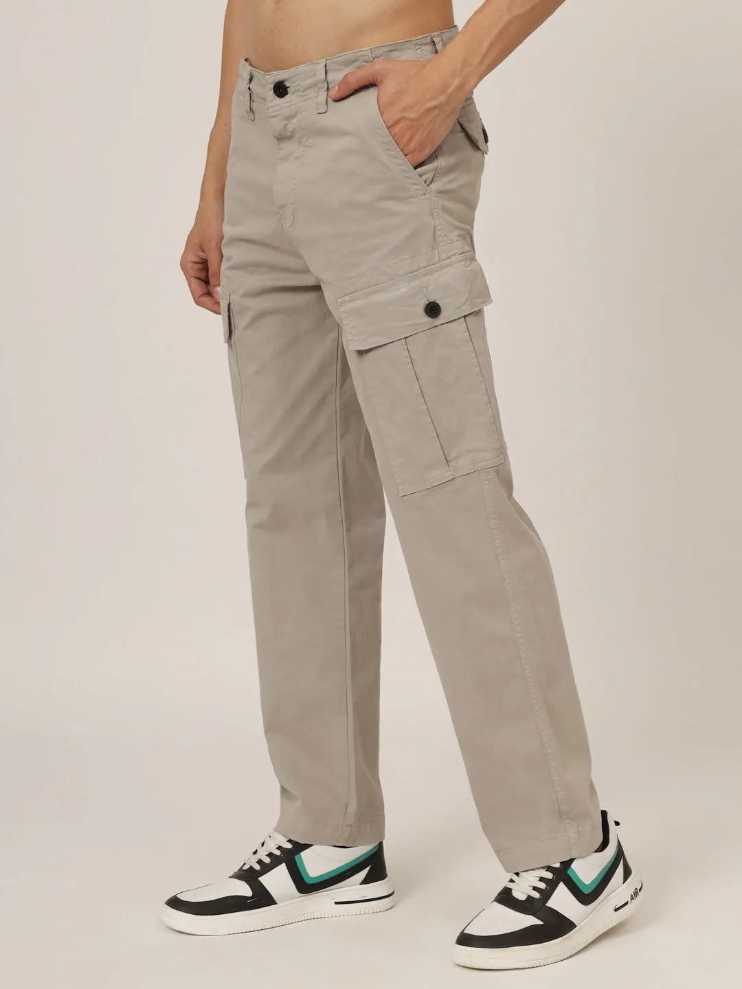 Light grey comfort fit
