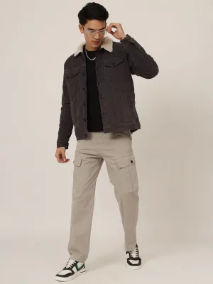 Light grey comfort fit