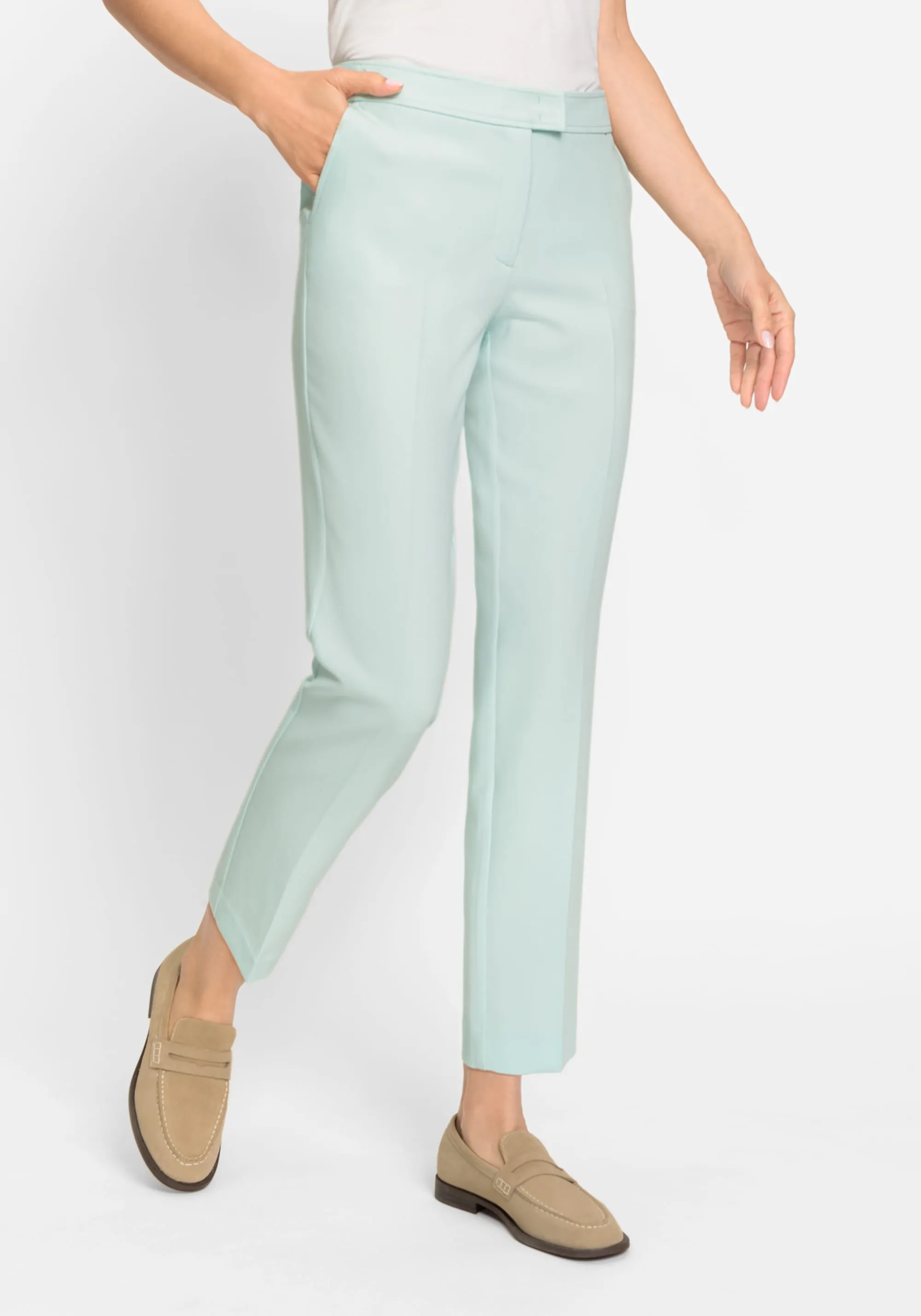 Lisa Fit Straight Leg Cropped Trousers