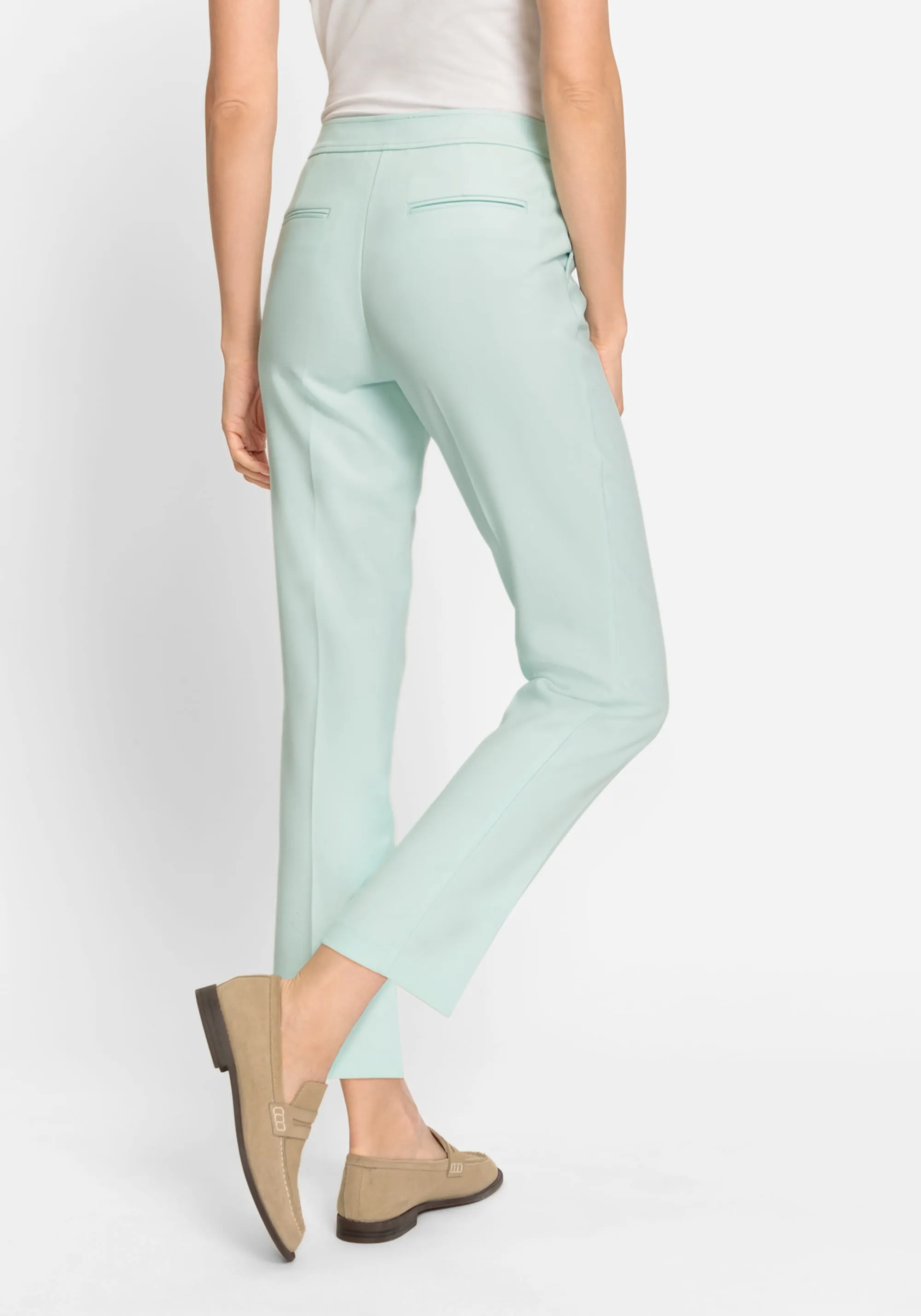 Lisa Fit Straight Leg Cropped Trousers
