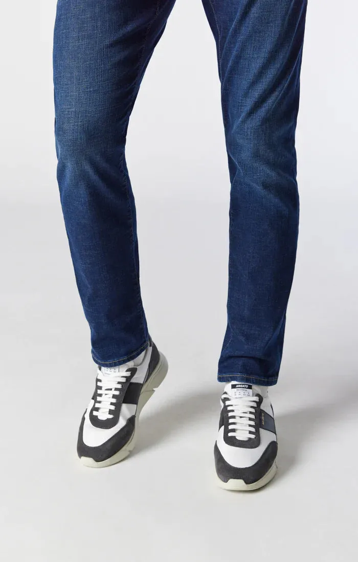 MAVI Jake Slim Leg Reg Rise Jean (Mid Organic Move)