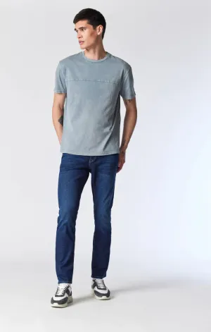 MAVI Jake Slim Leg Reg Rise Jean (Mid Organic Move)