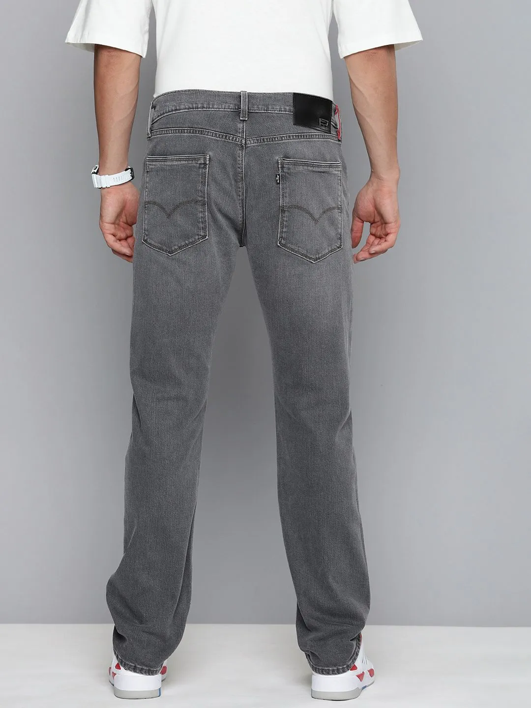 Men's 513 Grey Slim Straight Fit Jeans