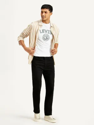 Men's 513 Slim Straight Fit Black Jeans